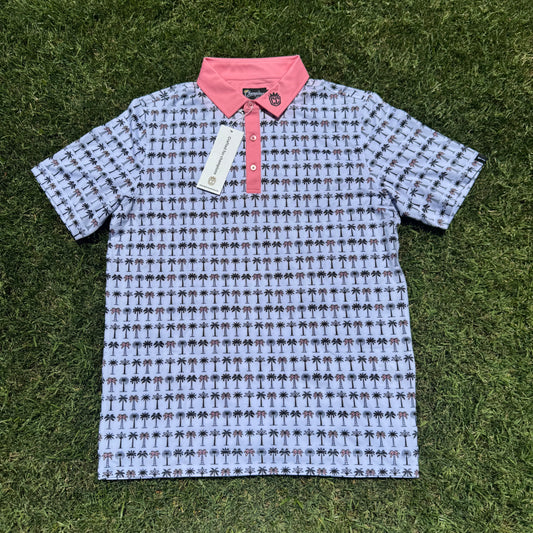 Champions Choice SunSet Pink Palm Polo